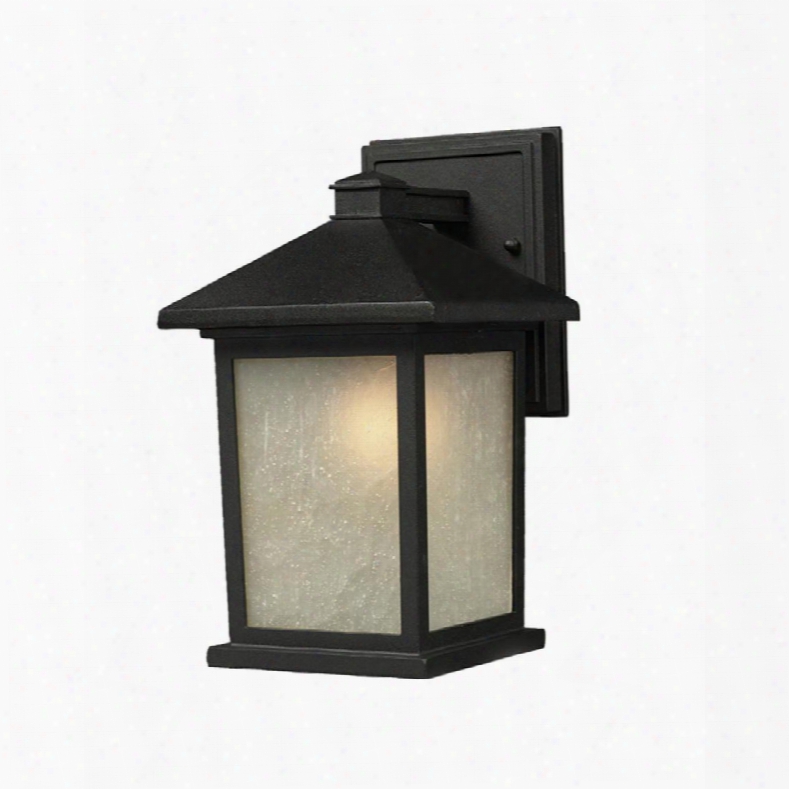 Holbrook 507s-bk 6" Outdoor Wall Light Contemporary Urbanhave Aluminum Frame With Black Finish In White