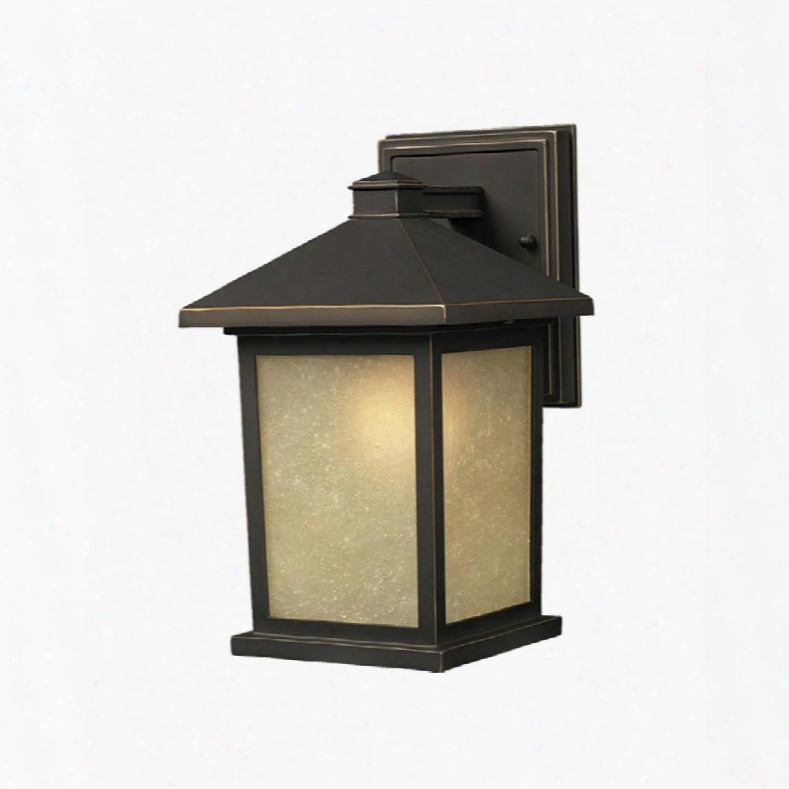 Holbrook 507s-orb 6" Outdoor Wall Light Contemporary Urbanhave Aluminum Frame With Oil Rubbed Bronze Finish In Tinted