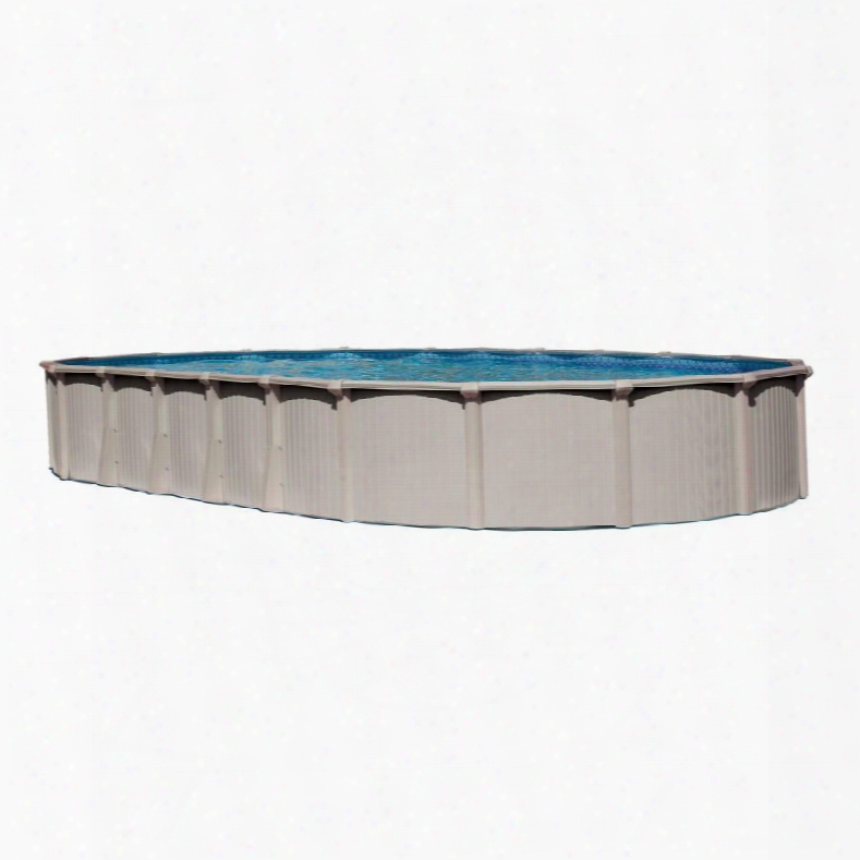 Nb1262 18' X 33' Oval 54" Bermuda Aluminum Pool In