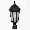 Newport 508PHM-BK 8.25" Outdoor Post Light Coastal Nautical Seasidehave Aluminum Frame with Black finish in White