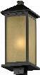Vienna 548PHM-ORB 8" Outdoor Post Light Coastal Nautical Seasidehave Aluminum Frame with Oil Rubbed Bronze finish in Tinted