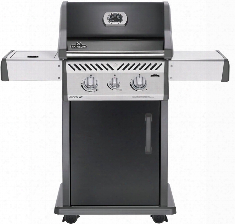 R365sbpk 49" Rogue 365 Sb Series Liquid Propane Freestanding Grill With 2 Stainless Steel Burners Infrared Side Burner 37 000 Btus Total Heat Output And 365