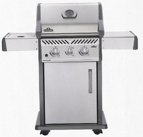 R365sibnss 49" Rogue 365 Sib Series Freestanding Natural Gas Grill With 2 Stainless Steel Burners Infrared Side Burner 37 000 Btus Total Heat Output And 545