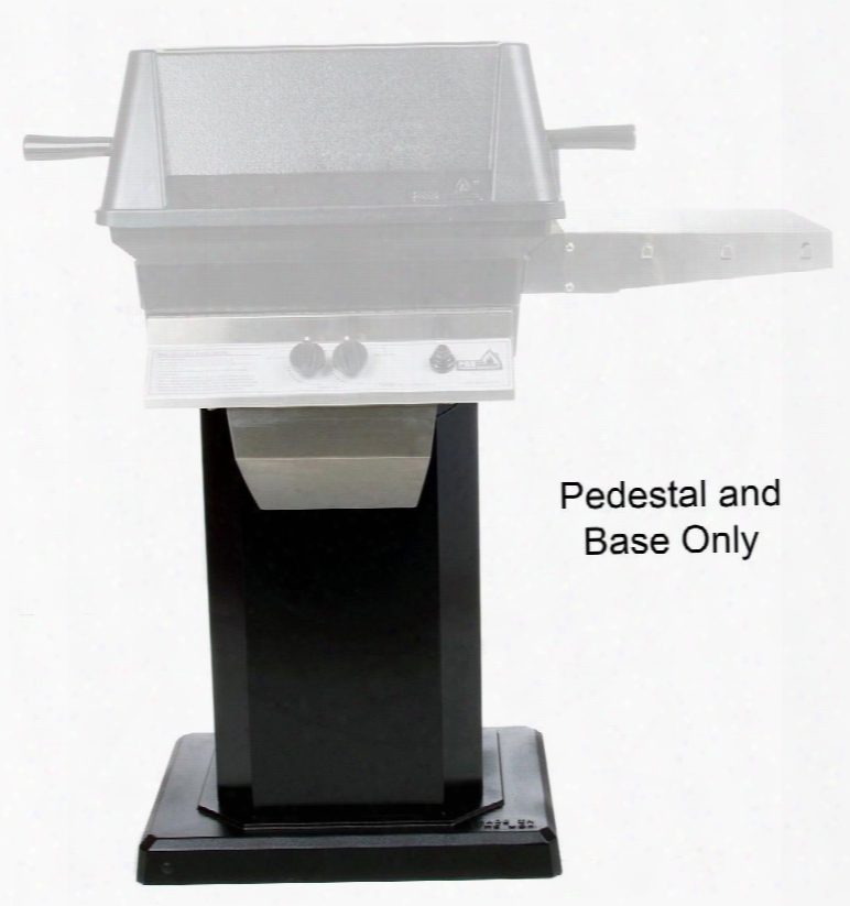 Abpedanb Mounting Kit With Abped Black Powder Coats Pedestal And Anb Flat Patio