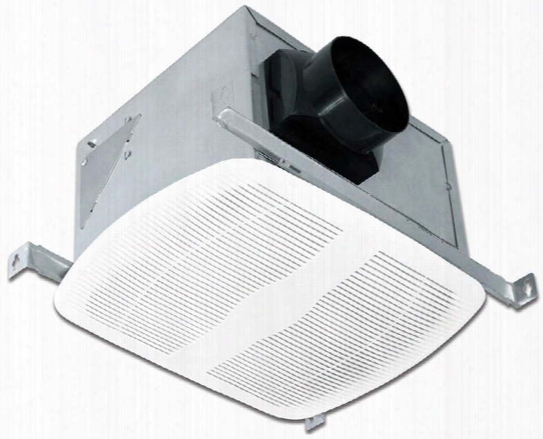 Ak100h Exhaust Fan With 100 Cfm 23 Gauge Galvanized Steel Housing Polymeric Grill And Humidity Sensor In