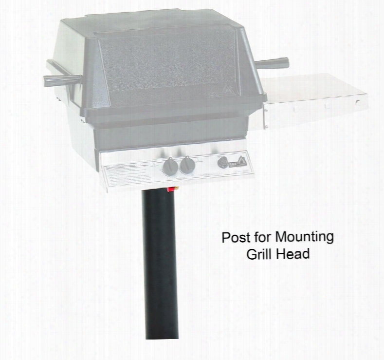 App 48" Pgs A-series Black Permanent Post Mounting