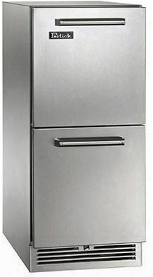 Hp15ro-3-5c 15" Signature Series Outdoor Drawer Refrigerator With 2.8 Cu. Ft. Capacity Rapidcool Forced-air Refrigeration White Or Blue Led Lighting And Low