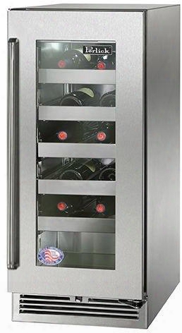 Hp15wo-3-3rc 15" Signature Series Outdoor Wine Reserve With Rapidcool Forced Air Refrigeration System Stainless Steel Interior And Commercial-grade 525 Btu