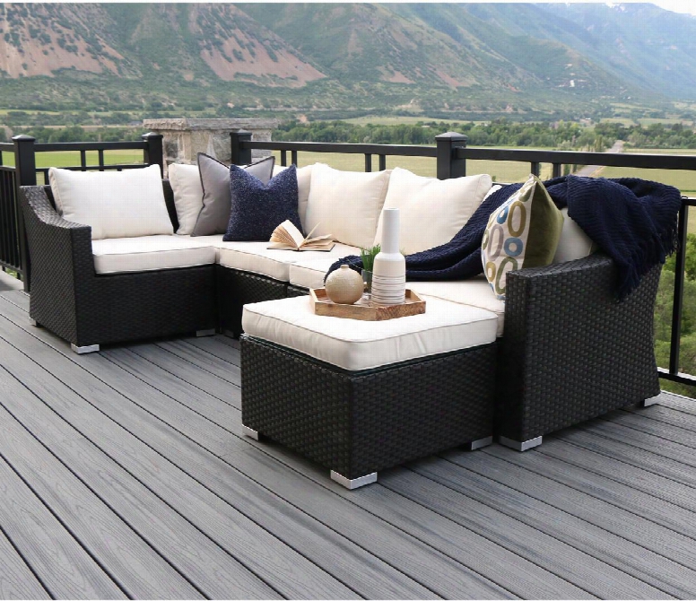 Or6sces 6-piece Rattan Patio Sectional -