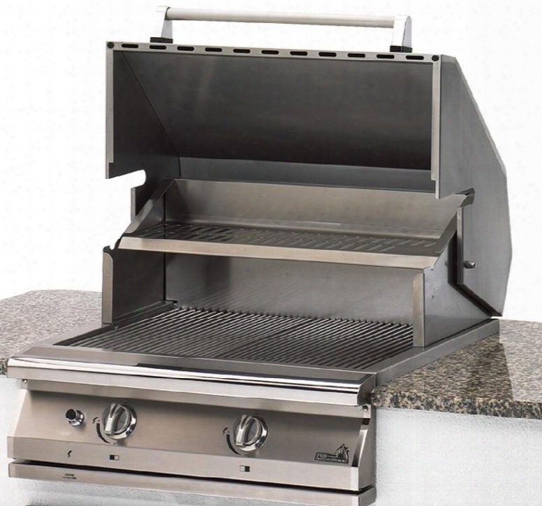 S27ng Pgs Legacy 30" Newport Grill Head For Natural Gas With Stainless Steel Rock Grates Stainless Steel Rock Grates And Ceramic