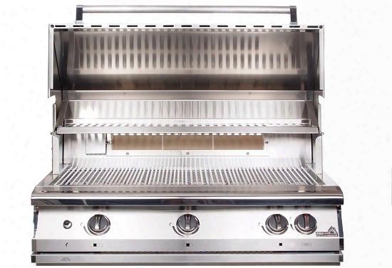 S36rng Pgs Legacy 39" Pacifica Gourmet Grill Head For Natural Gas With Infrared Rotisserie Burner 80 000 Btu 304 Grade Stainless Steel Burners And Heavy