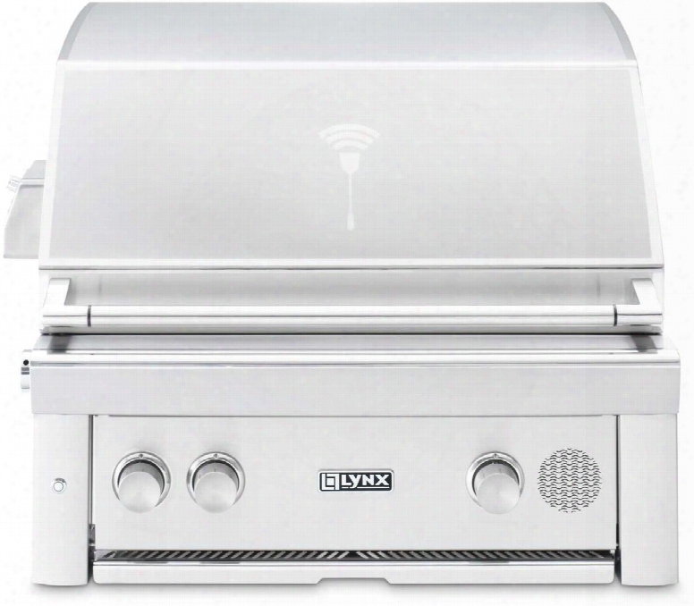 Smart30-ng 30" Professional Series Built-in Natural Gsa Smart Grill With 2 Trident Infrared Burners 840 Sq. In. Cooking Surface Mychef Operating System