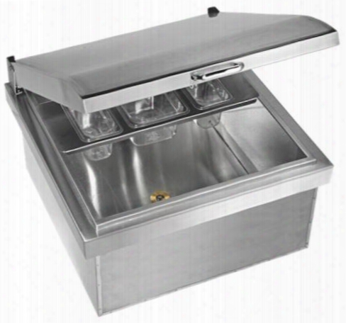 Teoc24d-b 24" Outdoor Drop-in Cooler In Stainless