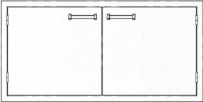 Voadd5420ss 42" Double Access Door In Stainless