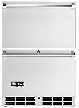 Vrdo1240dss 24" Outdoor Undercounter Drawer Refrigerator With 5.3 Cu. Ft. Capacity Electronic Controls Digital Temperature Readout And 700 Btu Compressor In