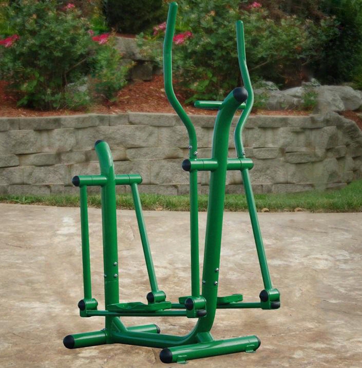 65-1770 Outdoor Fitness Strider With Dual Action Handlebars Stationary Hand Grips And Uv Protection Paint In