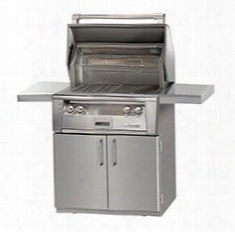 Alxe-30ircd-lpng 30" All Infra Red Grill Natural Gas With Deluxe Cart In Stainless