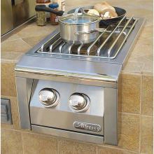 Axesb2ng 14" Built-in 2 Burner Unit Natural Gas In Stainless