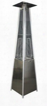 Hcphssq Square Pyramid Patio Heater In Stainless