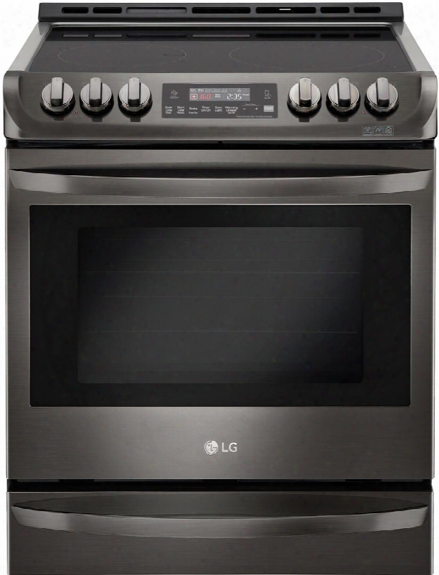 Lse4613bd 6.3 Cu.ft. Electric Slide-in Range With Probake Convection Easyclean Infrared Grill Black Stainless