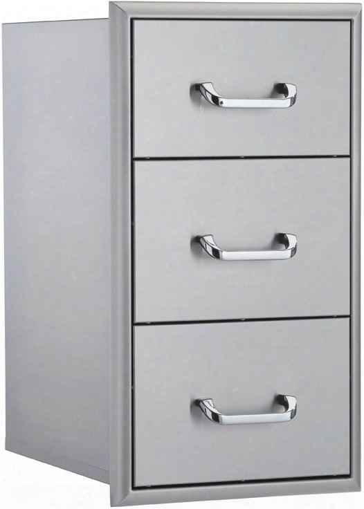 Oci-16td 16" Triple Drawer Unit In Stainless