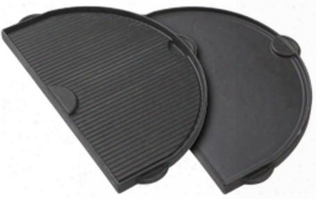 Pr365 Half Moon  Cast Iron Griddle For Oval Lg