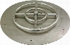 SS-RFP-36 36" Round Stainless Steel Flat Pan (1/2