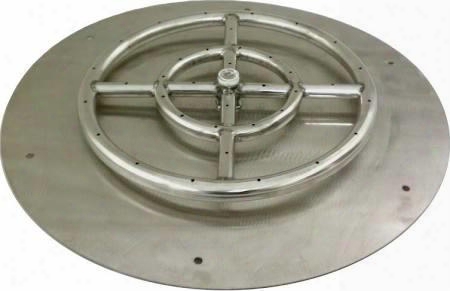 Ss-rfp-36 36" Round Stainless Steel Flat Pan (1/2