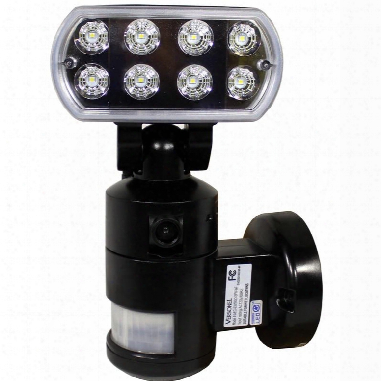 Vslnwp802b Nightwatcher Pro Led Securitty Motion Lights With Camera And Wifi In