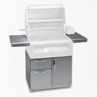 Xe-30cd 30" Deluxe Grill Cart With Door And Drawers In Stainless