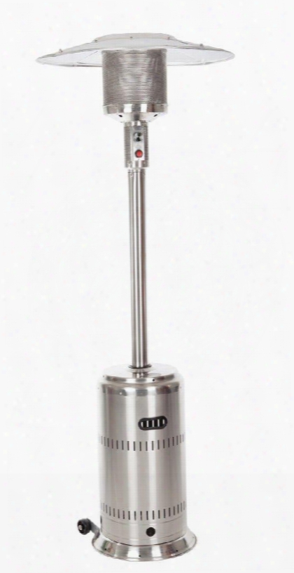 01775 Commercial Patio Heater With 46 000 Btu Electronic Ignition And Safety Auto Shut Off Tilt Valve In Stainless