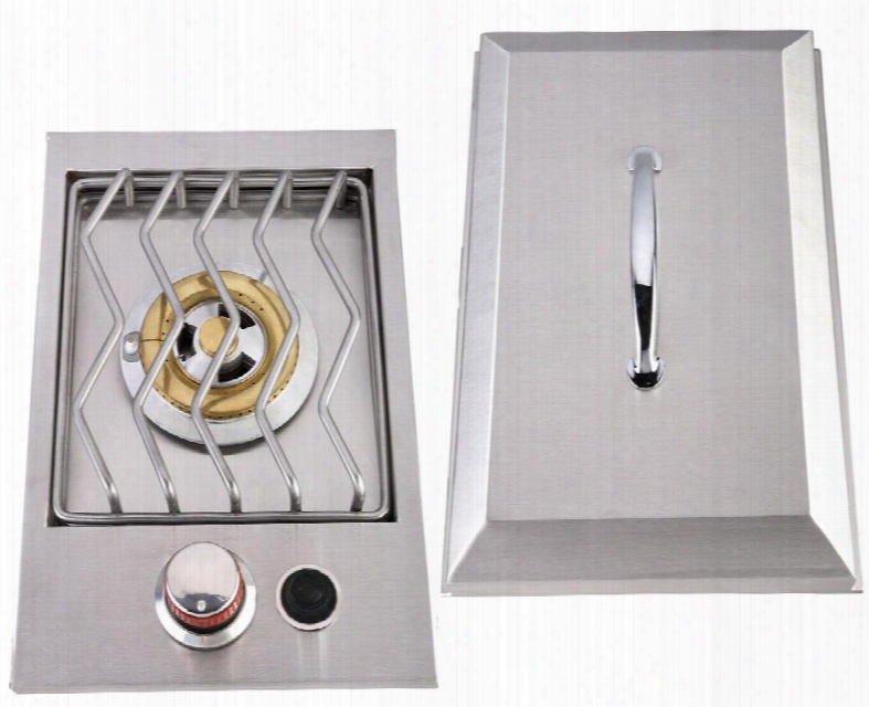 1ssb-ng Single Drop-in Natural Gas Side Burner With 15000 Btu In Stainless