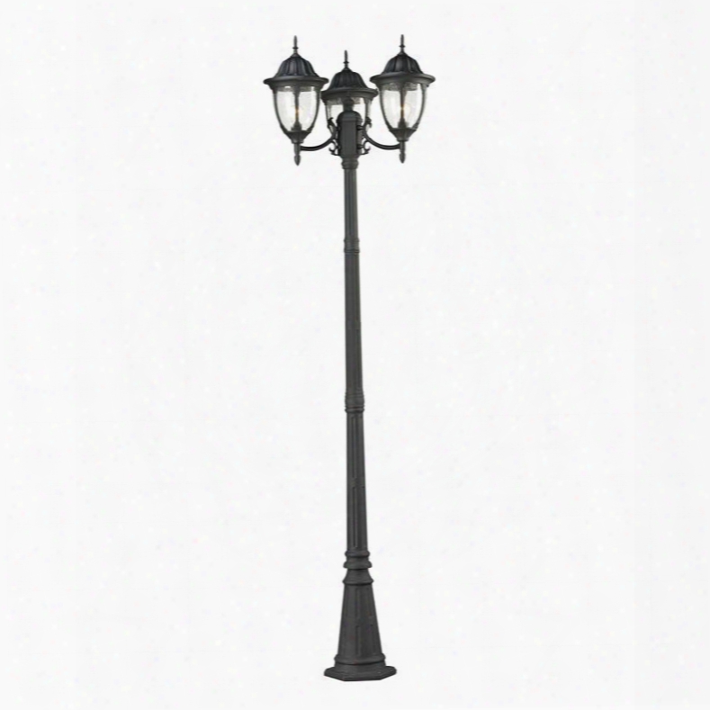 7153ep/73 Central Square 3 Light Outdoor Post Lamp In