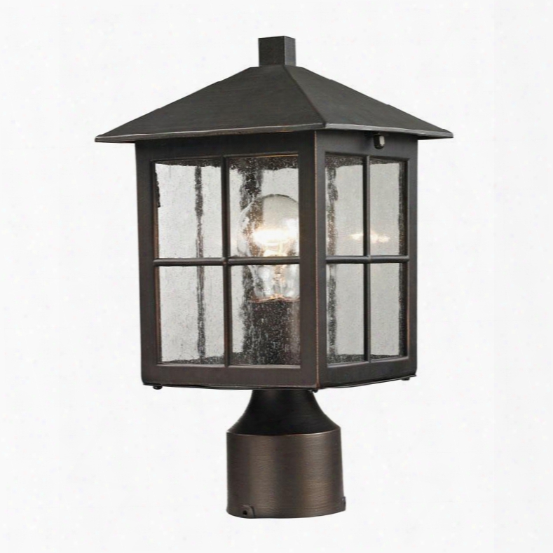 8201ep/70 Shaker Heights Post Lantern In Hazelnut