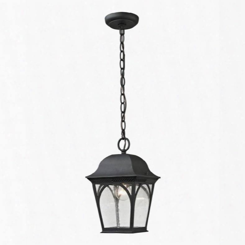 8301eh/65 Cape Ann 1 Light Outdoor Pendant Lantern In Matte Textured