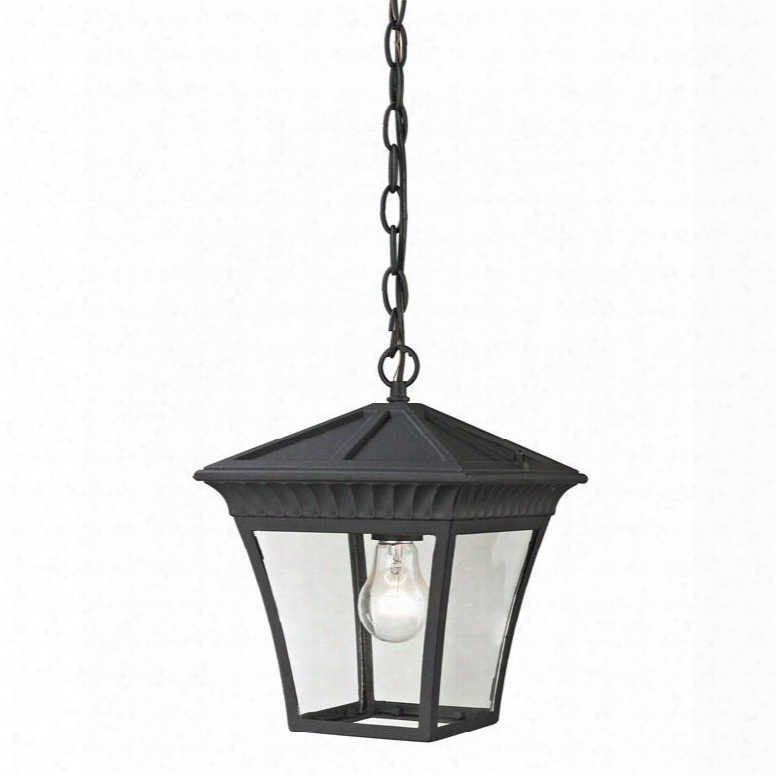 8411eh/65 Ridgewood Pendan Lantern In Matte Textured