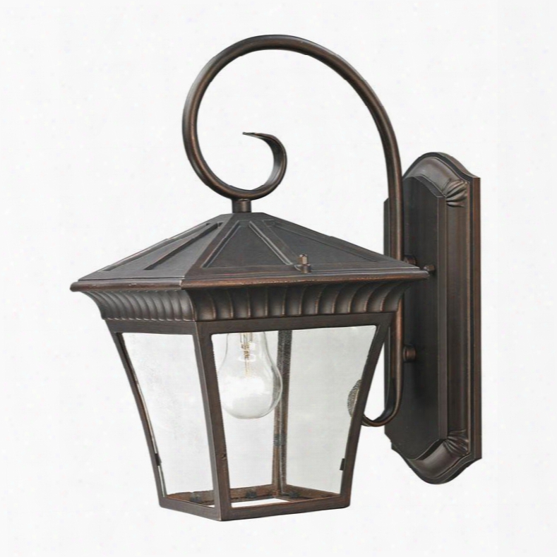 8411ew/70 Ridgewood 1 Light Exterior Coach Lantern In Hazelnut