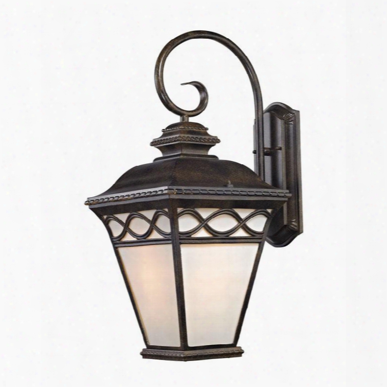 8571ew/70 Mendham 1 Light Coach Lantern In Hazelnut