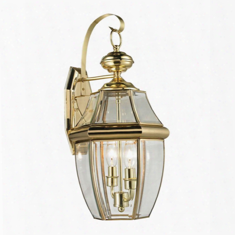 8602ew/85 Ashford 2 Light Exterior Coach Lantern In Antique