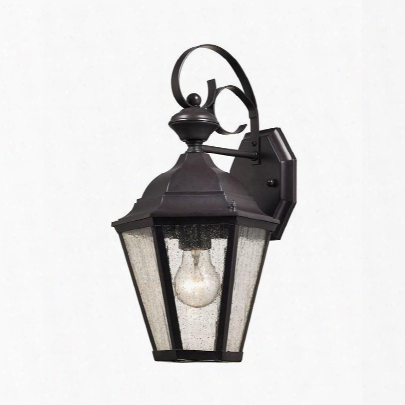 8901ew/75 Cotswold 1 Light Exterior Wall Lamp In Oil Rubbed