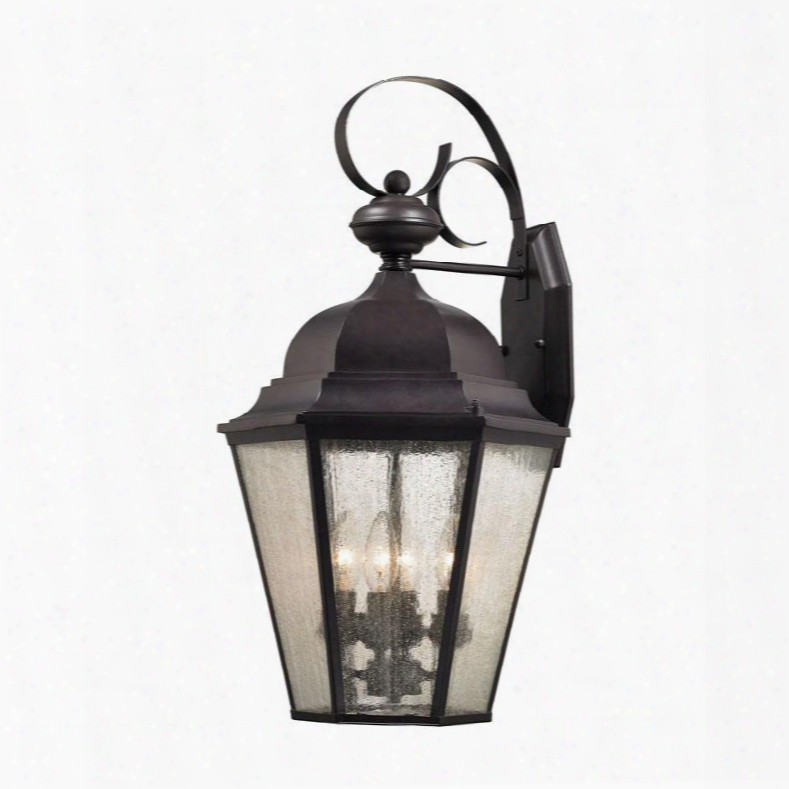 8903ew/75 Cotswold 4 Light Exterior Wall Lamp In Oil Rubbed