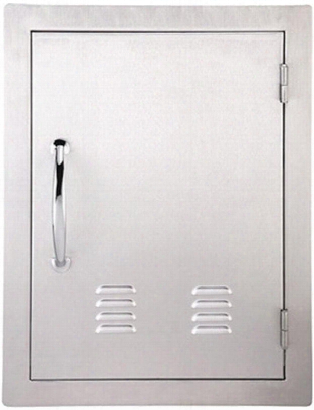 A-dv1724 17" X 24" Classic Eries Flush Style Vertical Single Access Door With Vent In Stainless
