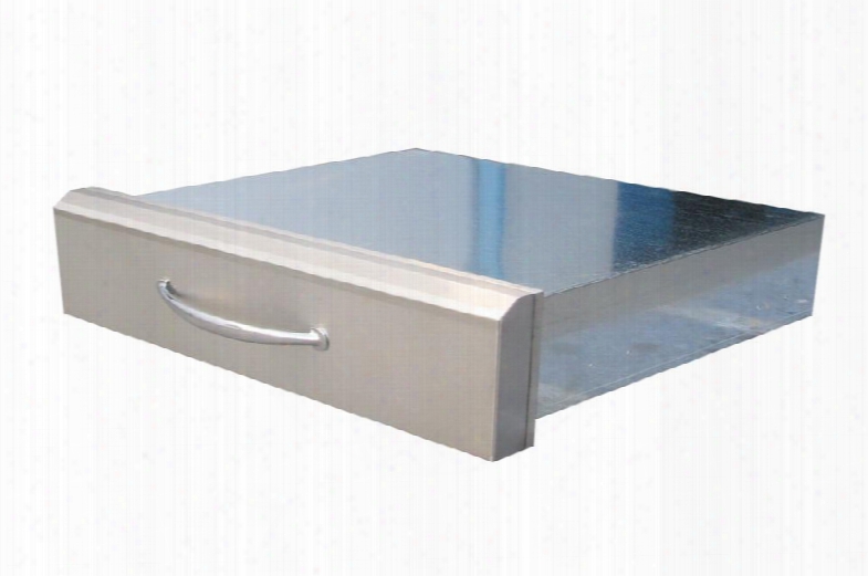A-sd30 30" X 6.5" Premium Drawer With Pocket Shelf In Stainless