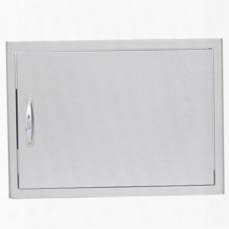 Blz-sh-2417-r 28" Horizontal Single Access Door With Rounded Bevel Contrivance And Rounded Deal With In Stainless