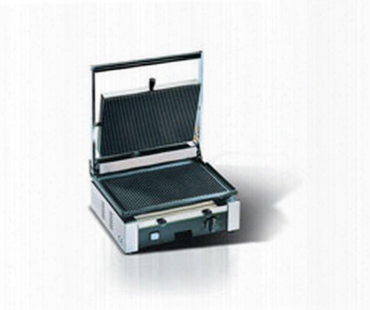 Cort-r Medium Single Panini Grill 220 Volts / 50 Hertz With Cooking Surface: 14.5"x10" In Stainlses