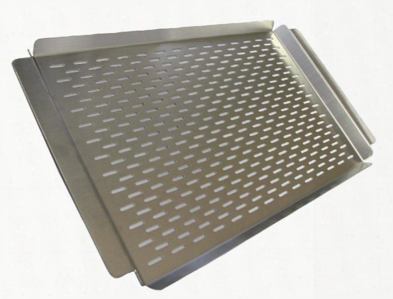 Cv-pgt-1117 22" X 13" Perforated Stainless Steel Veggie / Fish Grilling