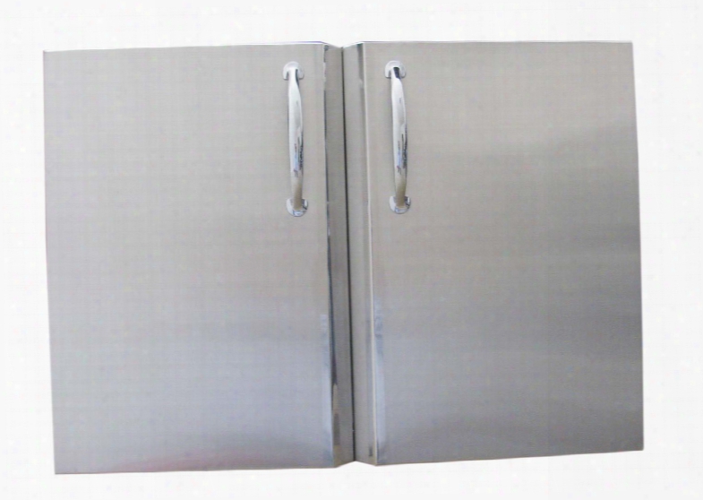 Dd30 Signature Series 30" Double Access Doors With Shelves Im Stainless