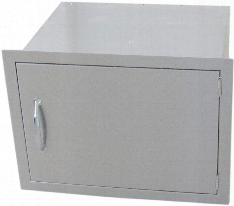 Dsh1724 17" X 24" Belved Frame Weather Sealed Dry Storage Pantry In Stainless