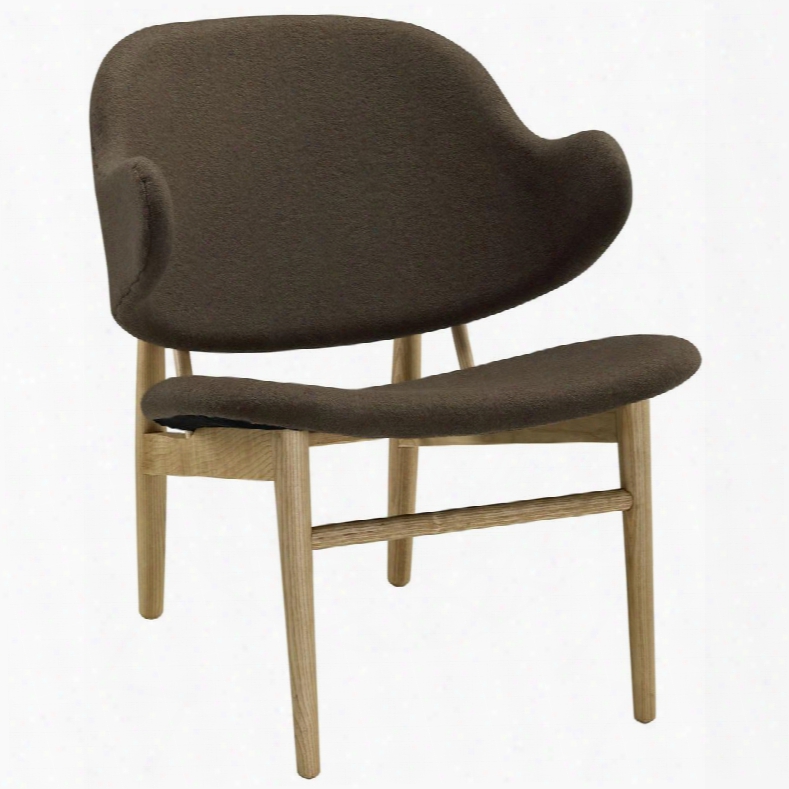 Eei-1449-nt-brn Suffuse Lounge Chair In Natural Brown