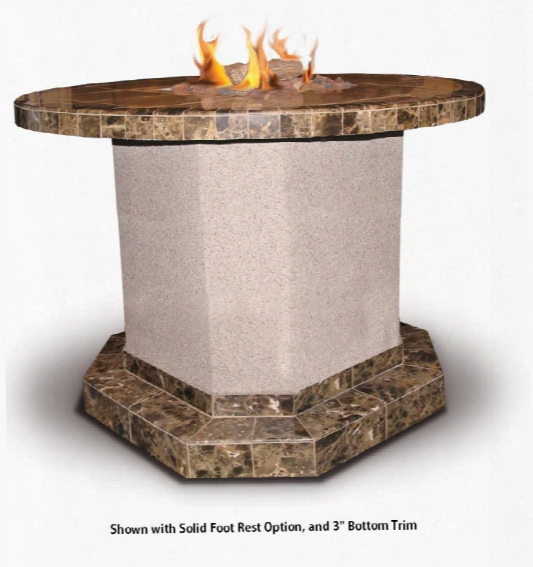 Fpt-r1050t 48"w X 72"d X 45"h Fire Pit With Four Piece Log Set Lava Rocks 55 000 Btus And Pi Ezzo Ignition System: Liquid Propane Or Natural Gas